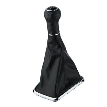 

5 Speed Car Gear Shift Knob Gearstick Gaiter Boot Kit For Skoda Octavia 2004-2012