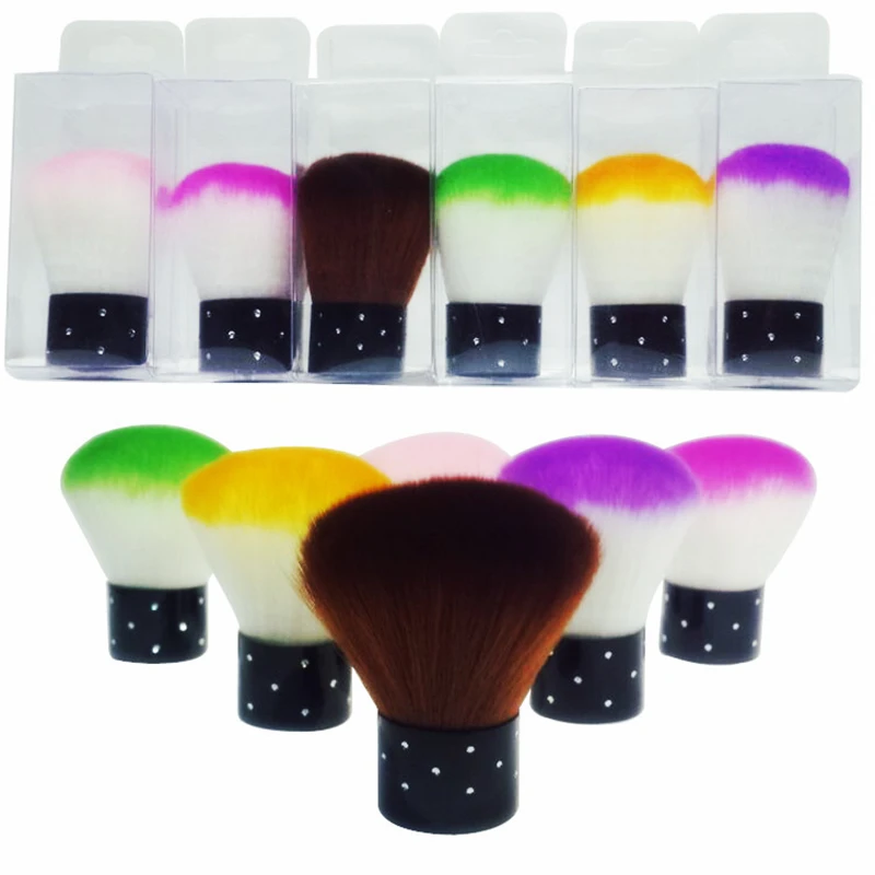 GUJHUI 1PC Mushroom shape Foundation Powder Eyeshadow Blush Brush Professional Makeup Soft 6 Color | Красота и здоровье