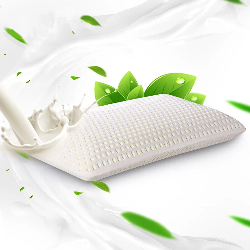 Natural Latex Pillow Memory Foam Neck Pillow Cervical Orthopedic Travel