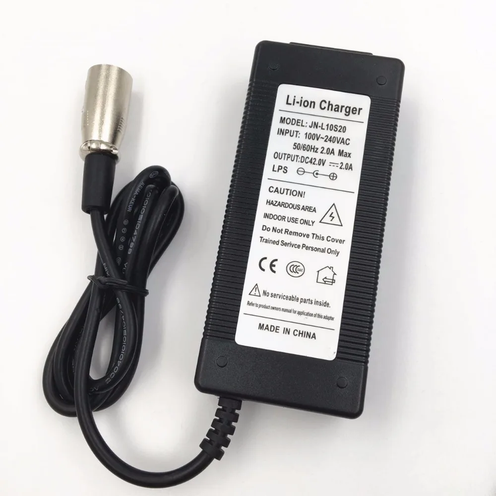 36V charager 42V2A electric bike lithium battery charger for 36V lithium battery pack with XLR Socket/connector good quality 36V charager 42V2A electric bike lithium battery charger for 36V lithium battery pack with XLR Socket/connector good quality