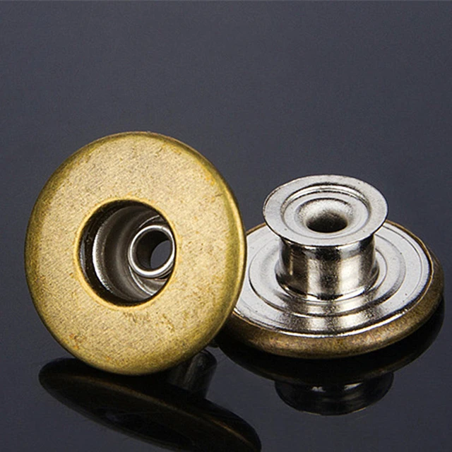 1 PCS ) 17 mm 20 mm Knock Installation Tool Jeans Button Dies Clothing Pants  Button Hand Struck Molds