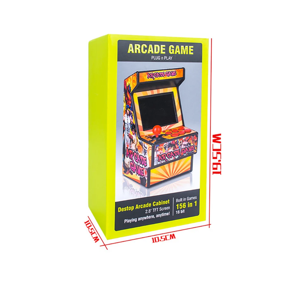156 juegos para Sega megadive Retro Mini consola de juegos Arcade con pantalla colorida de 28 pulga
