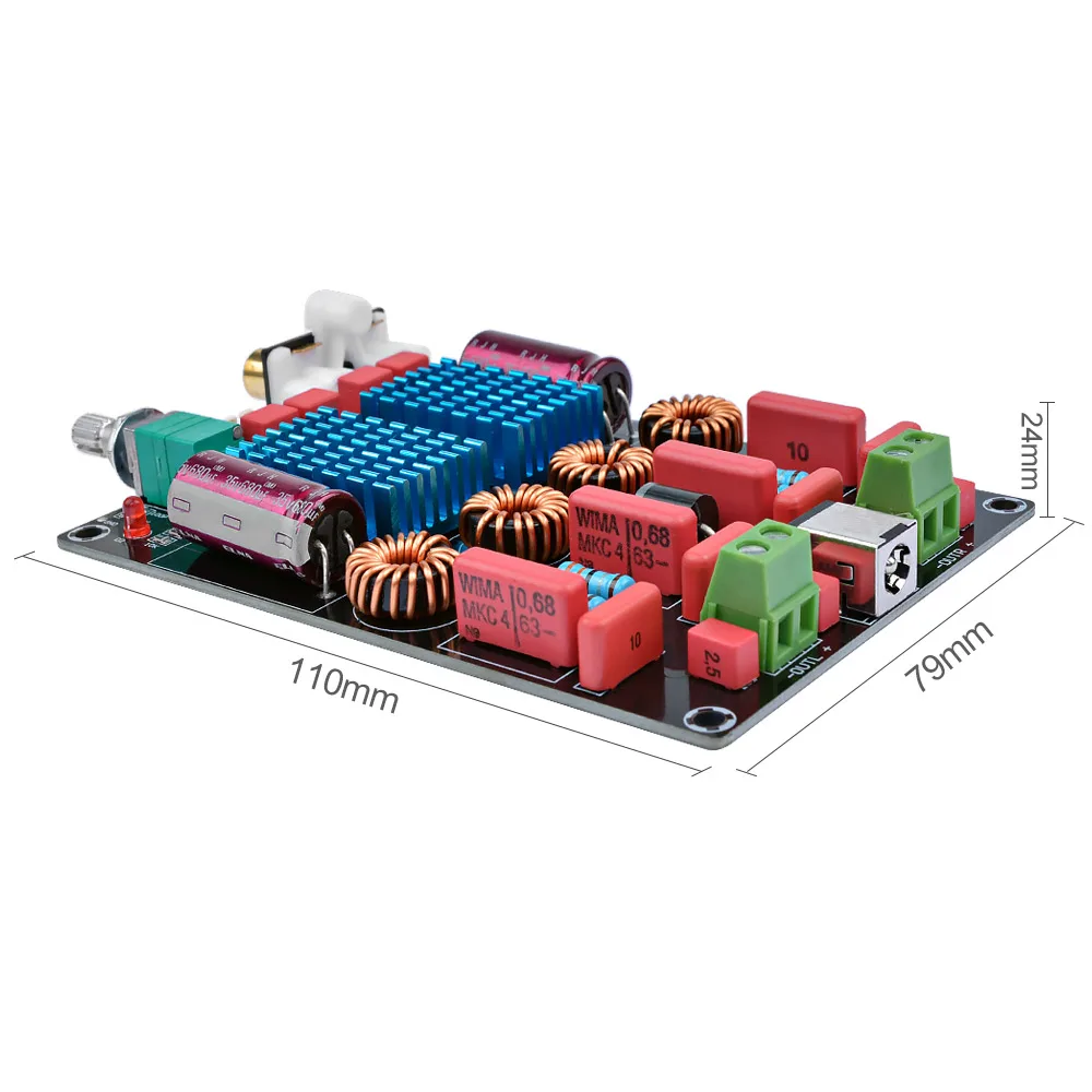 AIYIMA Профессиональный мини Amplificador аудио усилители доска TPA3116 2,0 двойной чип цифровой усилитель мощности 100 Вт для домашнего кинотеатра