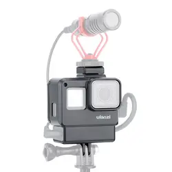 V2 Gopro защитная рамка для камеры Gopro 7 клетка, аксессуары для экшн-камеры Vlog с горячим башмаком для Hero 5 6 7