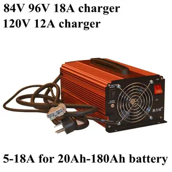 

5-25A Quick Charger for 48V 60V 72V Lifepo4 Li-ion 20-220Ah Battery Pack with Protections Digital Display of Current and Voltage