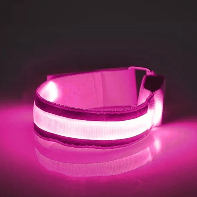 Hand Strap Wristband LED Luminous Arm Bracelet Light Shine Flash Glowing Luminous Belt Bracelets Wrist Glow Party Supplies