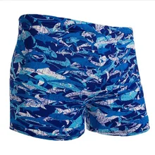 costume da bagno uomo Men Trunks Printed Drawstring Lightweight Breathable Swimming Surfing Shorts Swimwear zwembroek heren