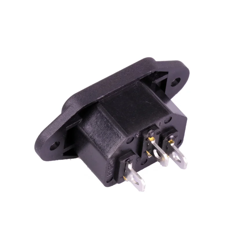 3 шт. черная розетка IEC320 C14 с контактами 250 В 10 А|Соединители| |