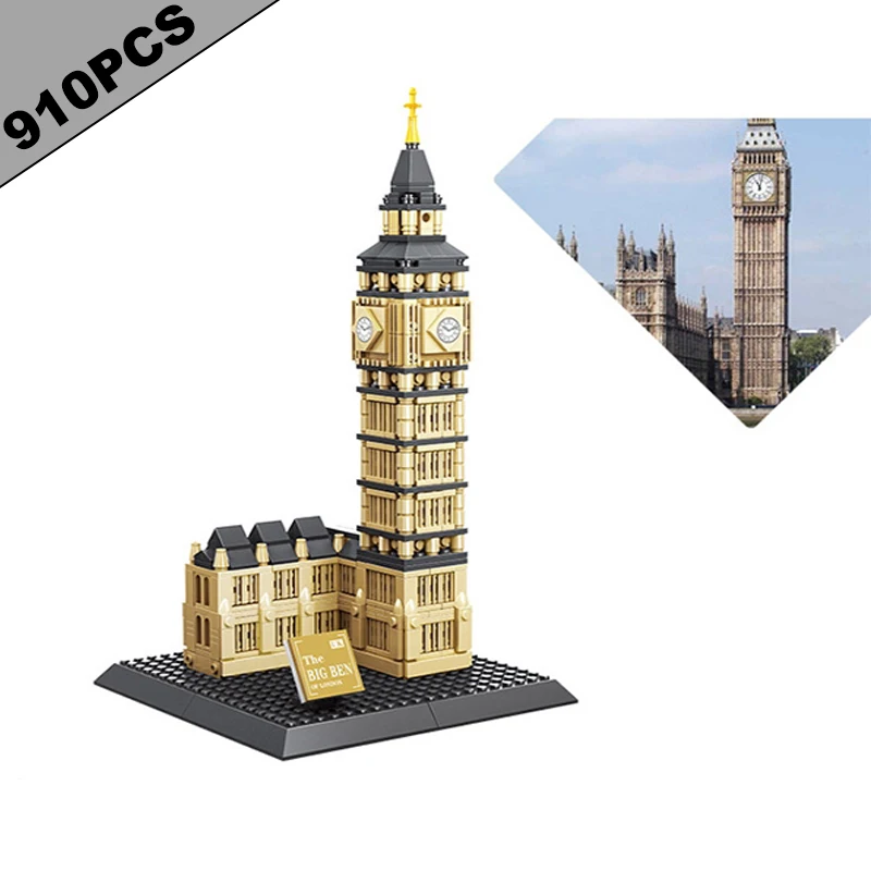 LEGOing City The Big Ben Architectural Landmark Model DIY Building Blocks Educational Toys For Children Gifts LEGOing Creator