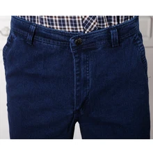 Весна деловые Стрейчевые мужские мешковатые джинсы больших размеров