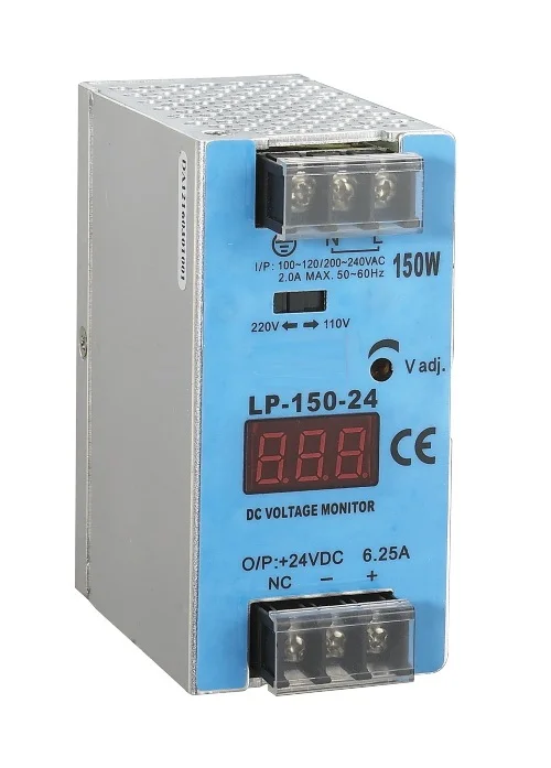 

Digital display power supply 150w ac-dc LP-150-12 12v 12.5a din rail switching power supply