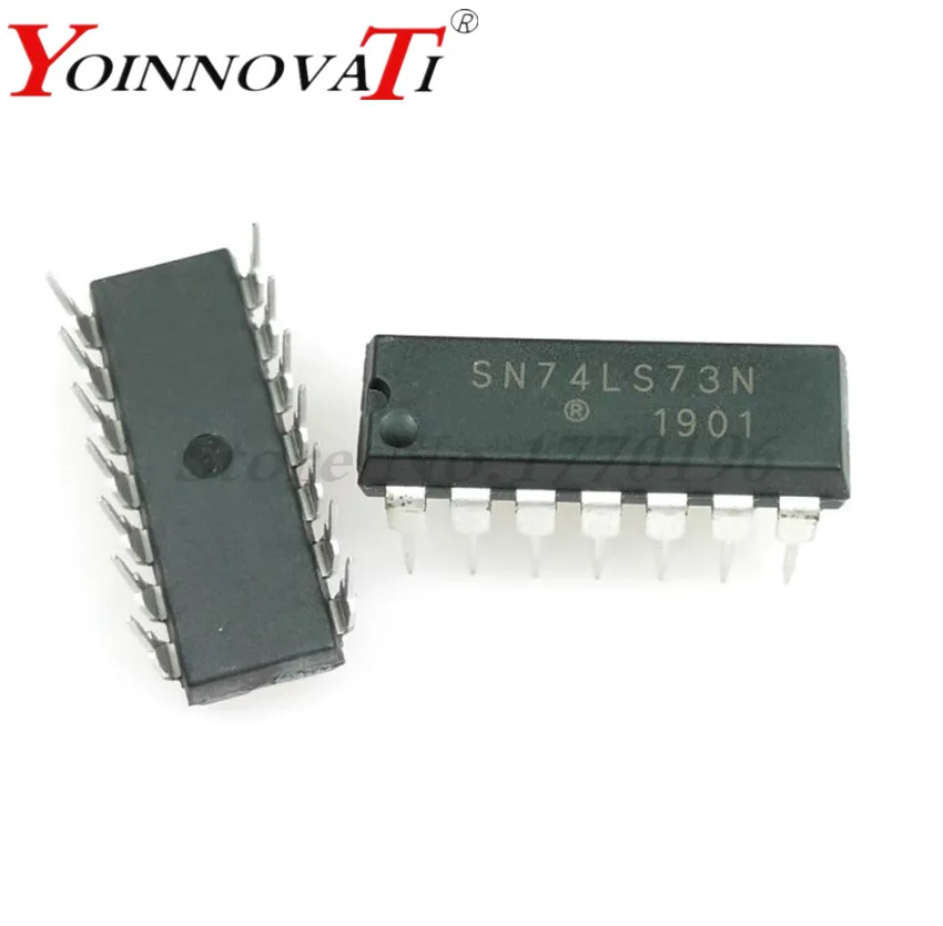 100 шт./лот SN74LS73N SN74LS73 74LS73 DIP14 IC | Электронные компоненты и принадлежности