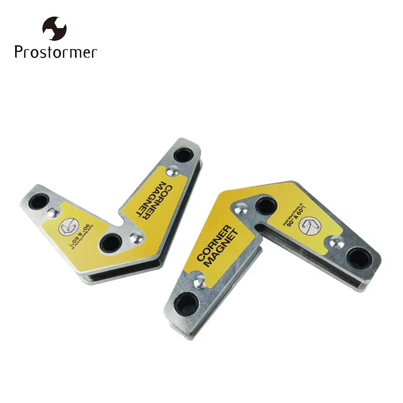 

2pcs Strong Welding Corner Magnet Neodymium Magnetic Holder Bracket Angle Welding Magnet Angle Fixator Welding Accessories D3052