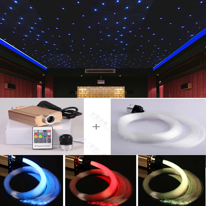 Us 144 32 Starry Sky Star Glossy Optic Fiber Stretch Ceiling Light For Decoration In Optic Fiber Lights From Lights Lighting On Aliexpress