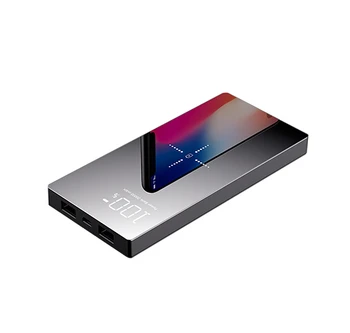 

Qi Wireless Charger 20000mAh Dual USB Power Bank Battery Charger for iPhone X XS Samsung S9 S8 New