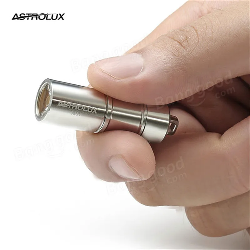 Мини фонарь Astrolux M01 100LM 2 режима перезаряжаемый с USB nichia 219B/10180 светодиодный