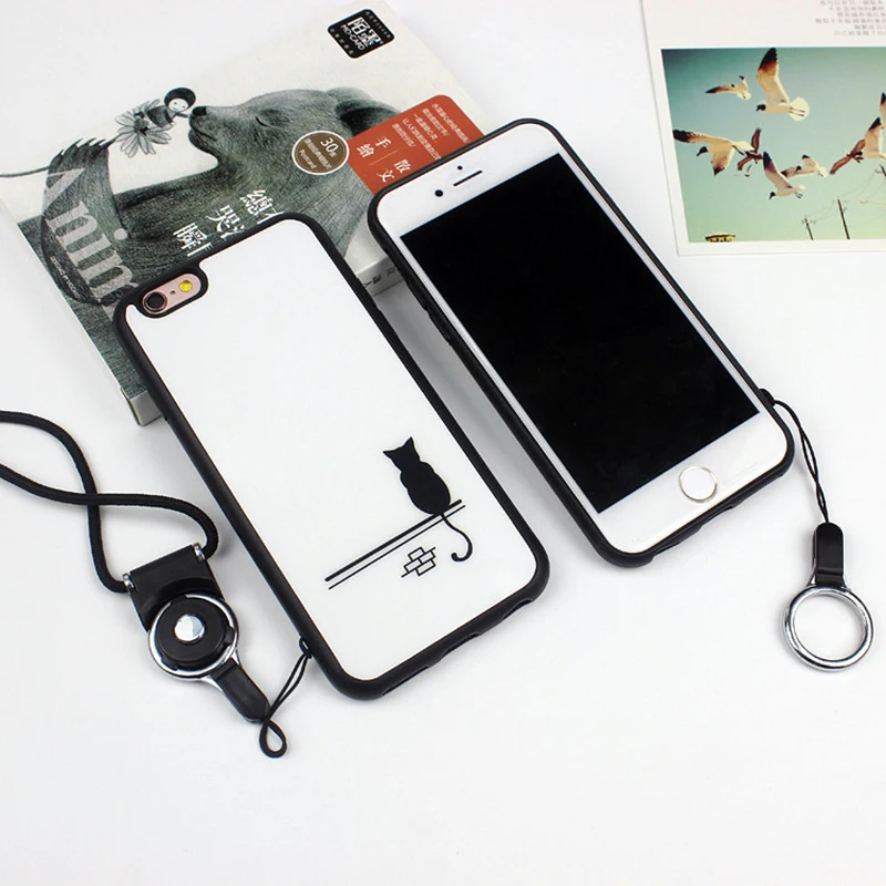 Для iPhone 6 s case для Plus TPU мягкий силиконовый телефон антидетонационных мобильного