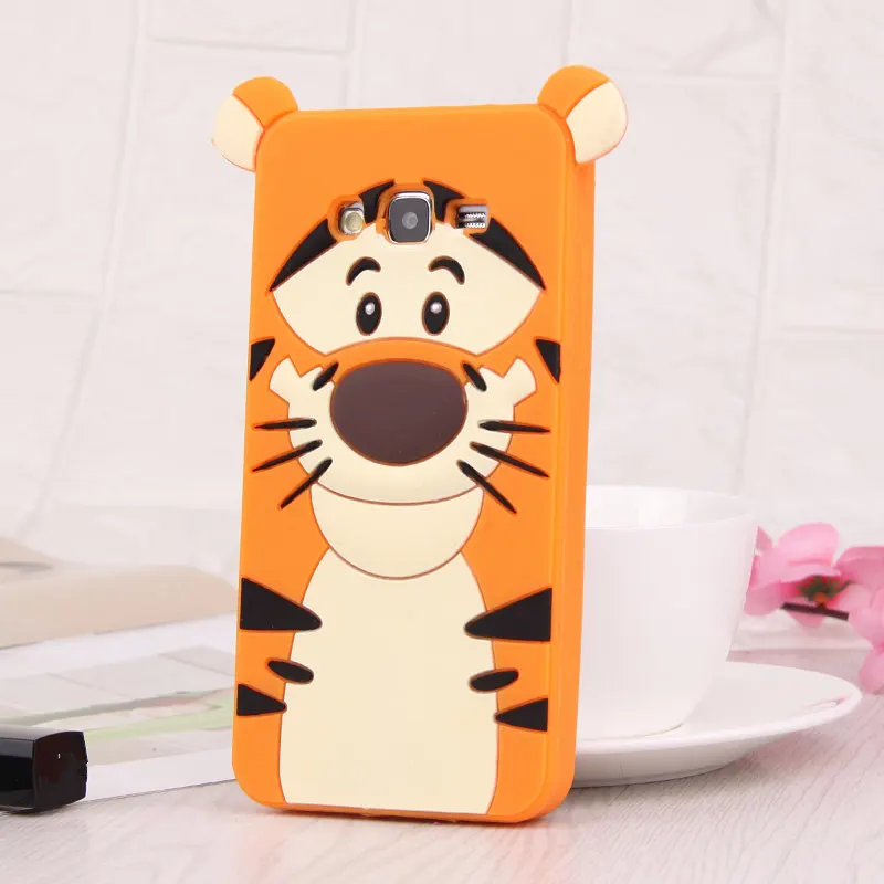3D Cartoon Soft Silicone Back Cover Case for Samsung Galaxy S8 Plus S6 S7 Edge S5 A3 A5 A7 J1 J2 J3 J5 J7 2016 Grand Prime Cases