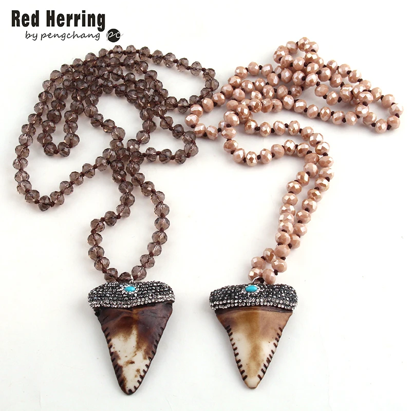 Бесплатная доставка Длинная подвеска зуб из закаленного стекла|necklace free shipping|pendant