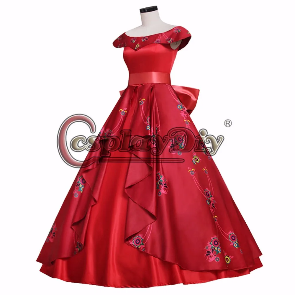 Elena and Secret of Avalor принцесса Елена красное роскошное нарядное платье принцессы на Хэллоуин маскарадные костюмы для женщин на заказ