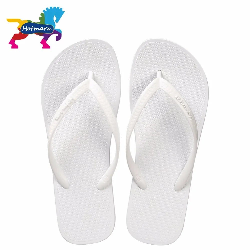 

Hotmarzz Women Summer Beach Sandals Flip Flops White Rubber Slippers Designer Brand Shoes Slides House Pool Slippers
