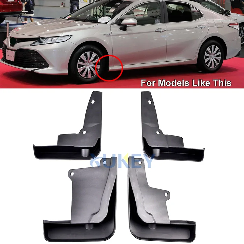 OE стиль набор литых автомобильных брызговиков для Toyota Camry 2018 2019 L LE XLE PU060 03180 TP