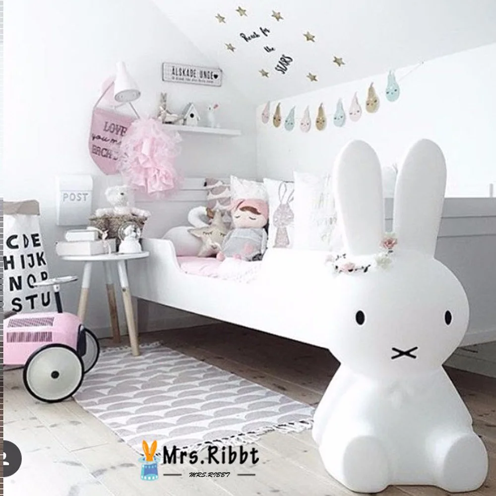 

Rabbit Night Light Led Lamp Dimmable for Baby Children Kids Gift Animal Cartoon Decorative Bedside Bedroom Living Room 50CM