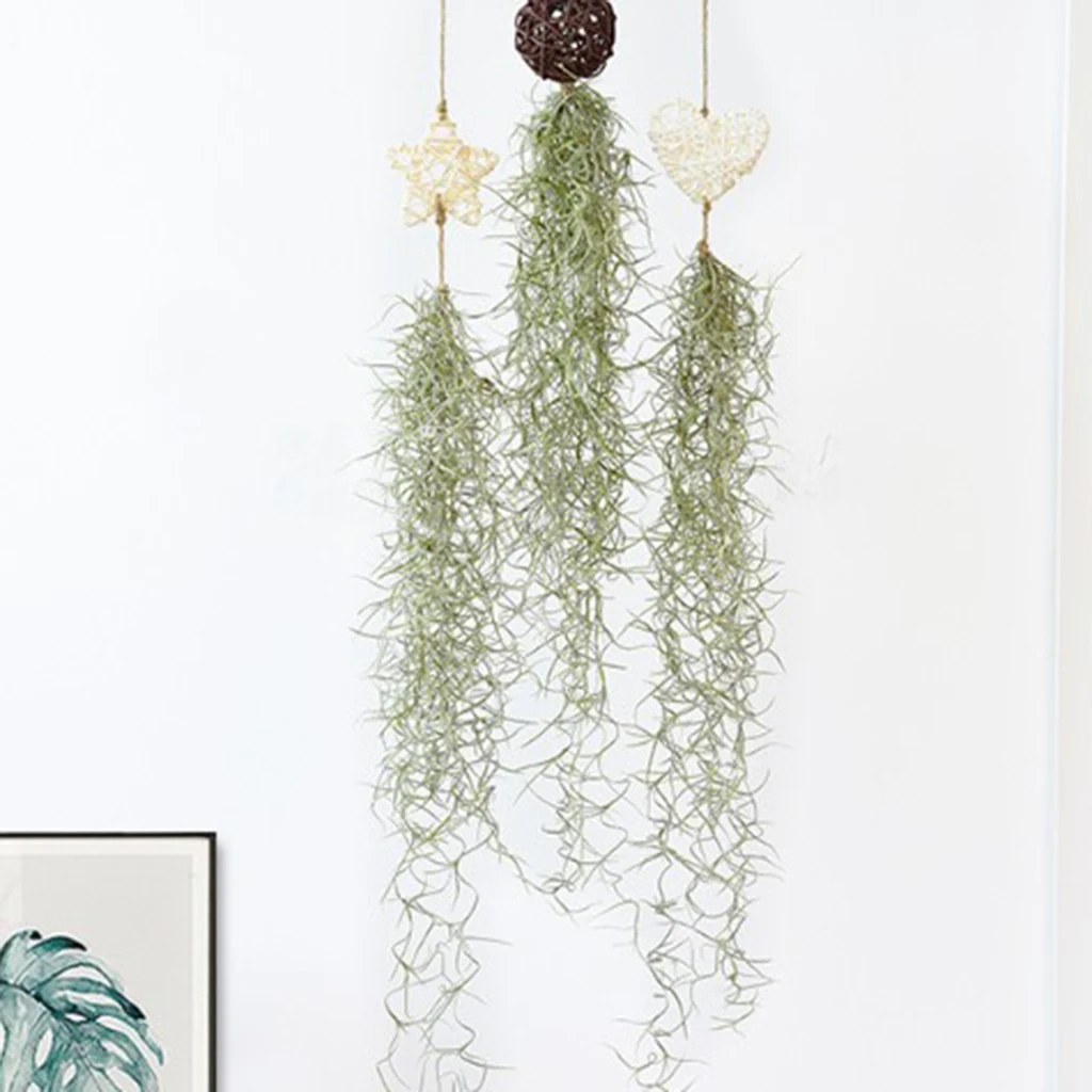 Artificial Hanging String Fake Tear of Lover Wall Hanging Plant Succulents Garden Wreath Home Garden  Wedding Party Decoration