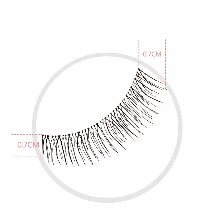 10 пар Макияж ручной работы натуральные накладные ресницы мягкие ресницы косметические