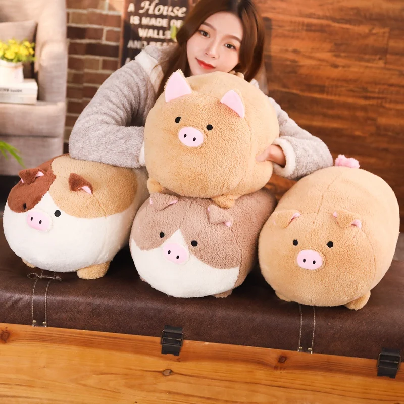 

1pc 32/50cm New Cute Fat Pig Stuffed Plush Toys Soft Animal Lucky Piggy Hand Warmer Kawaii Kids Appease Doll Girl Valentine Gift