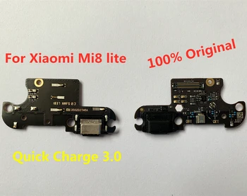 

For Xiaomi Mi 8 lite USB Charging Port Charger Board Flex Cable For Xiaomi Mi 8 lite Dock Plug Connector Replacement Parts
