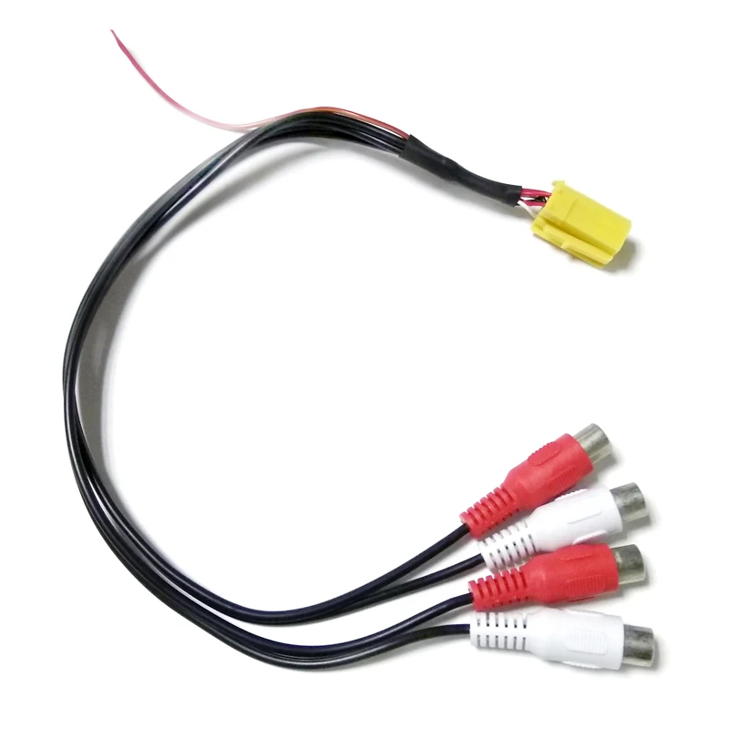 Biurlink автомобильный линейный выход адаптер 4RCA мини ISO RCA Aux-in кабель-адаптер для Blau-punkt Grundig VDO cd-плеера