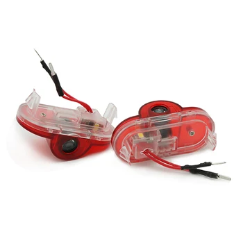 

2x LED Car Door Welcome Light For Golf4 MK4 Golf 4 Touran Caddy Beetle FR Rline3D Shadow Projector Logo Lamp