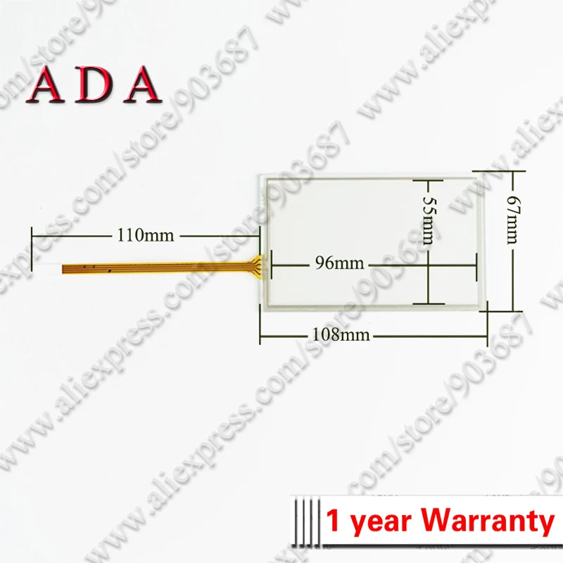 Сенсорный экран дигитайзер для 6AV2123-2DB03-0AX0 KTP400 Базовая сенсорная панель для 6AV2 123-2DB03-0AX0 KTP400 базовая с мембранной клавиатурой