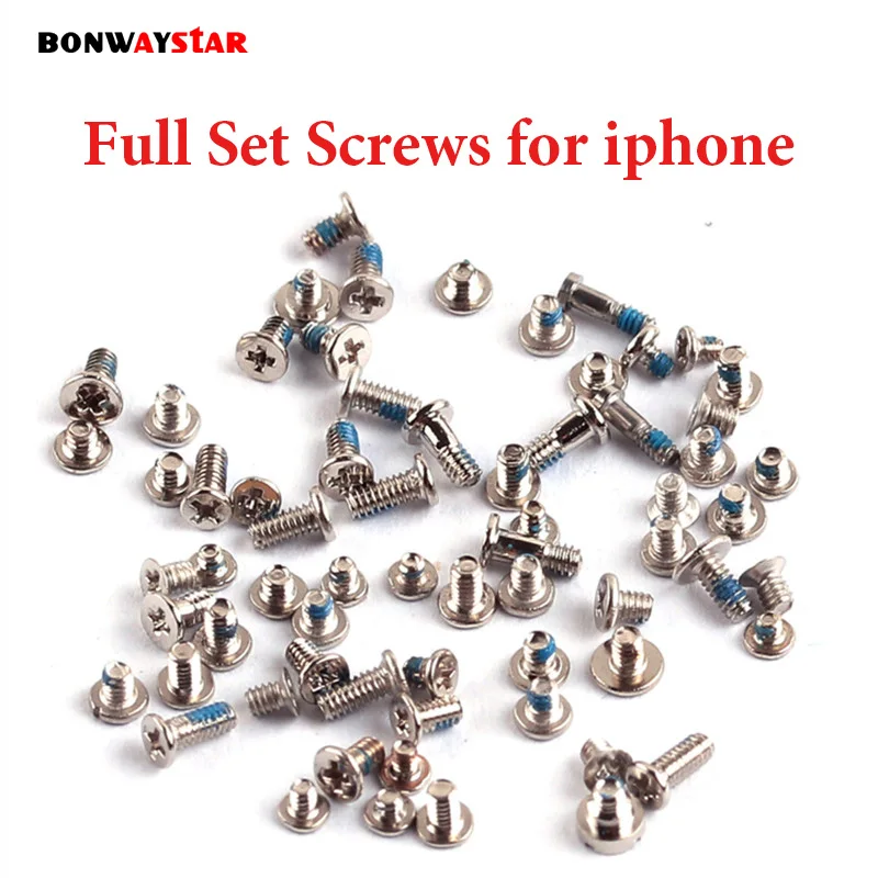 

Full Screw Set for iPhone 4 4s 5c SE Repair bolt Complete Kit Replacement Repair Part for iPhone 5 5s 6 Assembly for 7 8 plus X