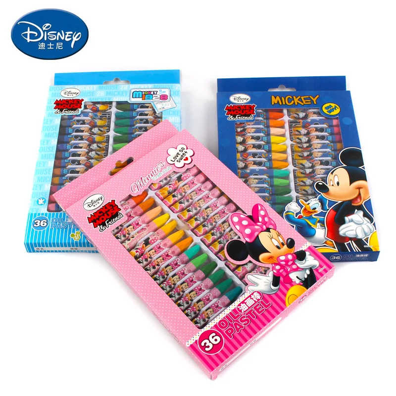 

Disney frozen elsa anna Crayons students Oil Pastel painting Children crayon colour safe Non-toxic Gift for kids girl drawing