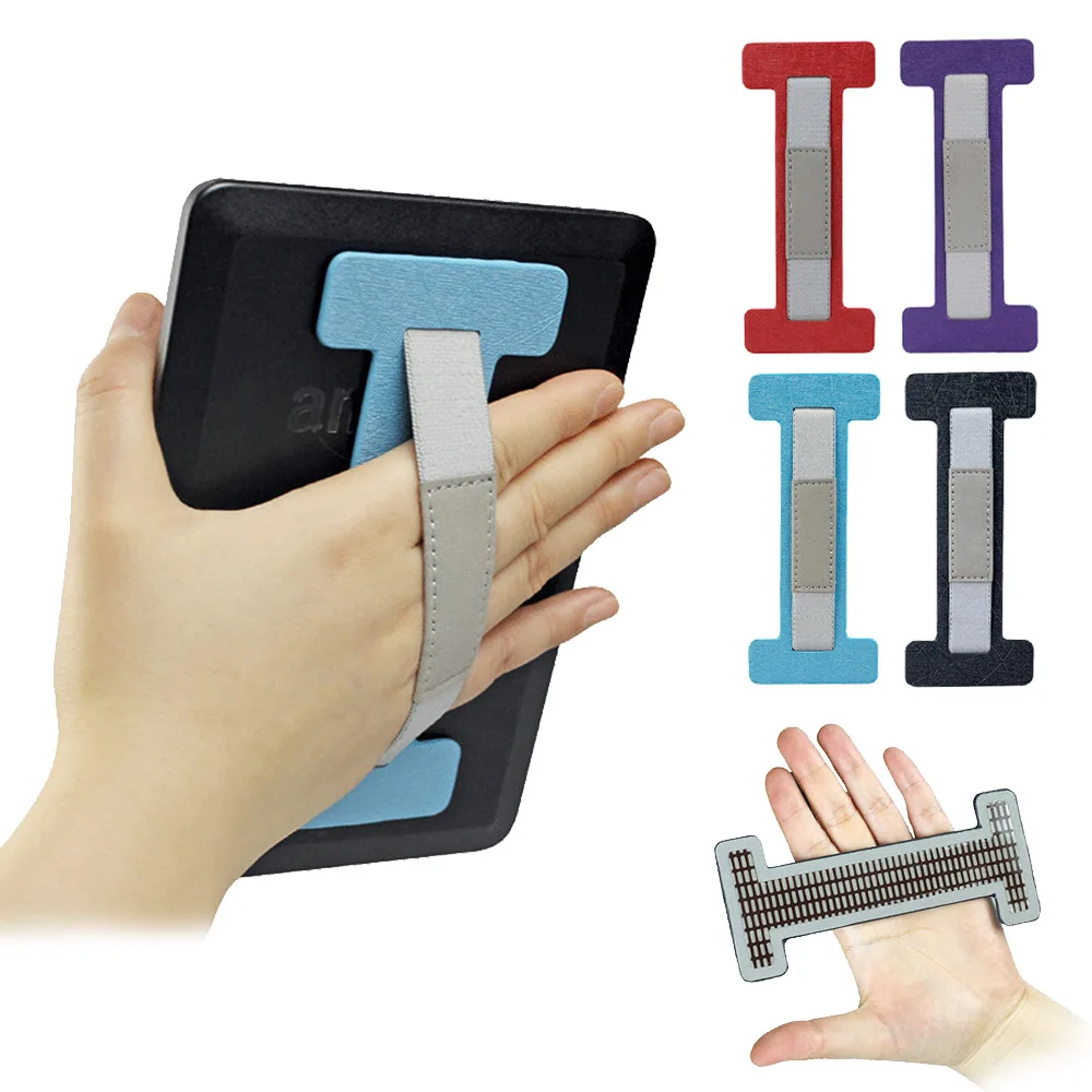 

Eagwell Universal Hand Grip Strap holder For Tablet From 6-10.5 inch Ultra thin Artificial Leather + Nylon Strong Durable holder