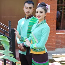 Униформа для сотрудниц спа-салонов Мьянма Азии в тайском Массажная форма салон косметичка медицинская форма, обувь для медсестер, женская обувь, медицинская одежда для медицинского персонала DD1412