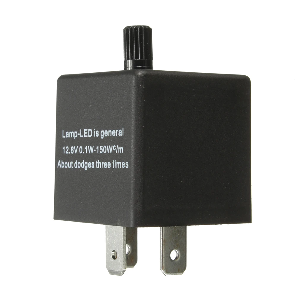 12V 3-контактный 0.02A-20A электронный светодиодный регулируемый импульсное реле для указатель поворота мигалка