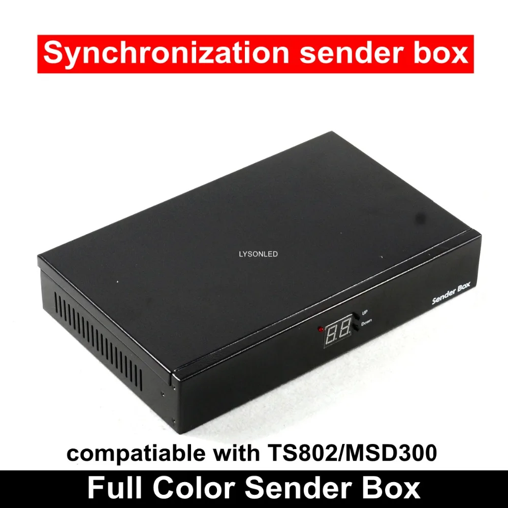 

Empty P5 P10 LED Video Display Sender Box With Meanwell Power Supply Installed,can Install TS802/MSD300 Sending Card