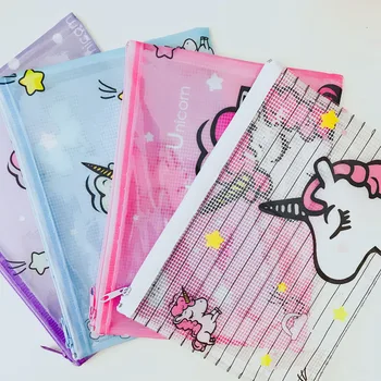 

Fresh Unicorn PVC Pen Pencil Bag Stationery Storage Case Box School Office Supply Student Gift