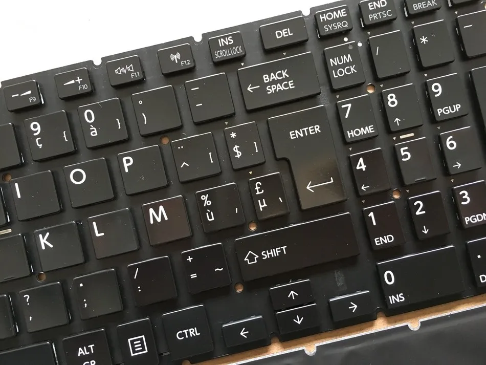 New BE Belgian Keyboard For Toshiba Satellite L50-B L55-B S50-B L55DT-B S55-B Laptop Keyboard BE black Backlight -2