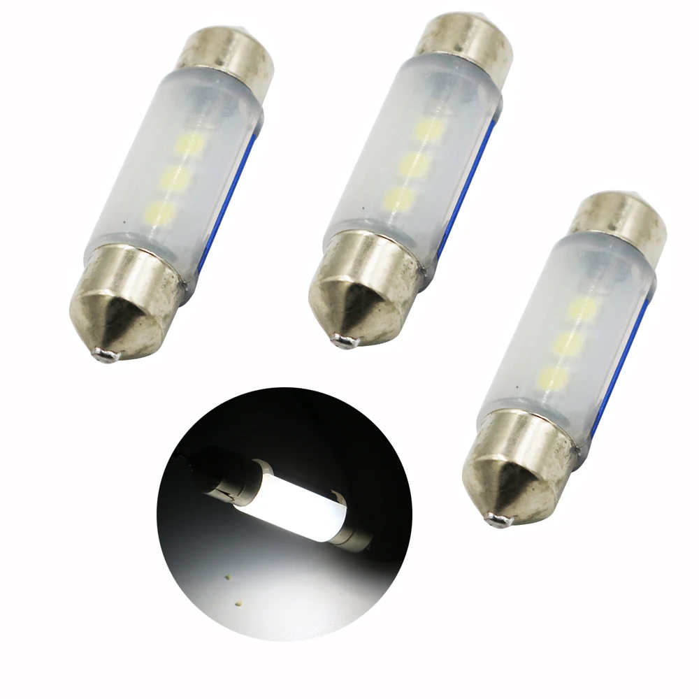 Автолампа YSY 50 шт. 3030 3SMD гирлянда sv8 5 31 36 39 41 44 мм автомобильный светильник C5W