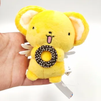 

Kawai Cartoon Card Captor Mini Bear Cerberus Sakura soft plush ball action figure q model toy cartoon movie anime pendant gift
