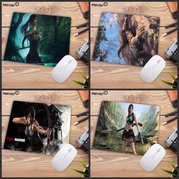 

Mairuige Top Game Mouse Pad Print Tomb Raider Girl Rubber Gaming Speed Table Mouse Pad 180*220*2mm 200*250*2mm or 250*290*2mm