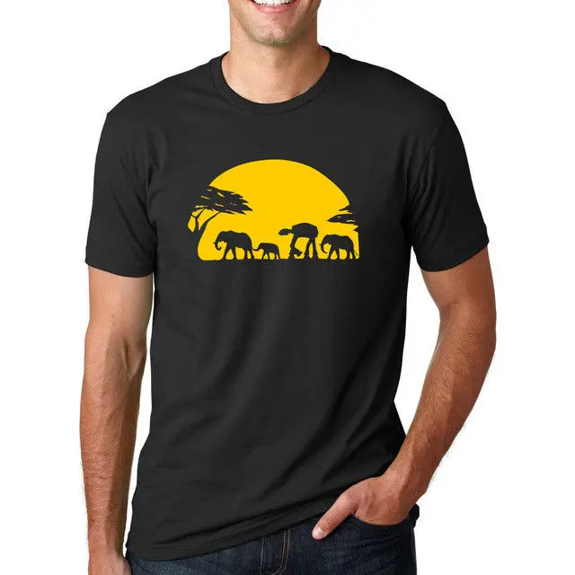 New Walker Across African Silhouette T Shirt Short Sleeve