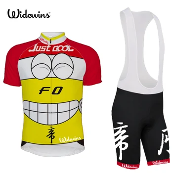 

Smiling face Cycling Jersey Ropa Ciclismo F0 car Bike Clothing Short Sleeve Bicycle Clothes Pro Team Cycle Shirt just cool 6500