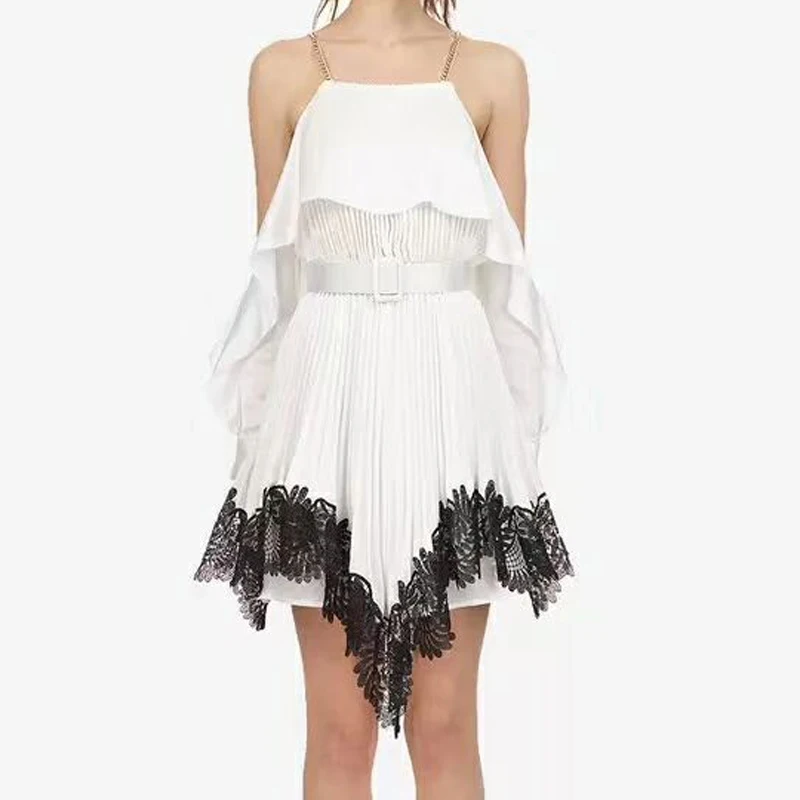 Vestidos verano 2019 летний воротник без бретелек нерегулярное сексуальное платье