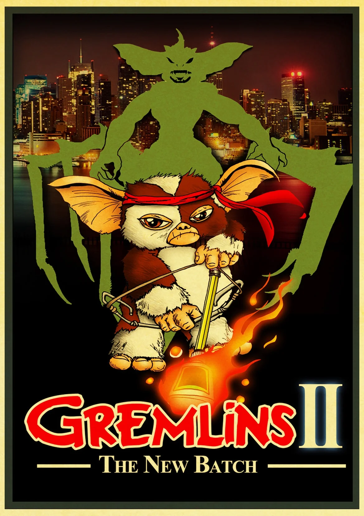 Фильм Gremlins Ретро плакат печатает высокое качество настенные наклейки для гостиной украшения дома