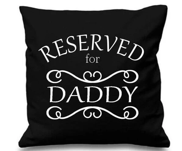 Reserved for dad Cushion Cover Gift Christmas Birthday Present Pillow